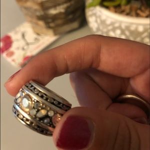 Brighton Silver Jeweled Ring!